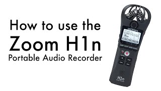 Video thumbnail for How to use the Zoom H1n by Smith College Digital Support