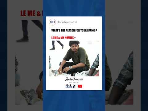 Reason for living 😂 | Kadhaipoma Last Day Shoot Vlog | Blacksheep | #shorts