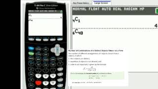JRO(20+ x) VIDEO series..How to Use nCr on the TI 84 Old School The Right Way