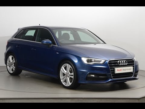 FJ15SVU AUDI A3 TFSI S LINE BLUE 2015, Nottingham Audi