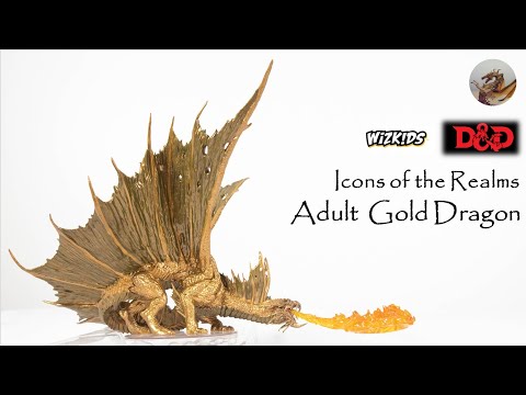 364: WizKids D&D Adult Gold Dragon (Icons of the Realm) Review