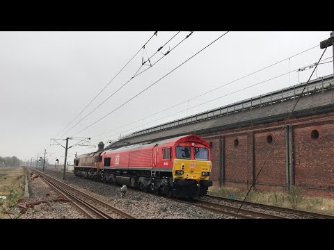 66067+66182 passes Darlington - 0Z41 Carlisle N.Y. to Tees N.Y.