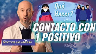 CONTACTO con positivo covid, QUÉ HACER?