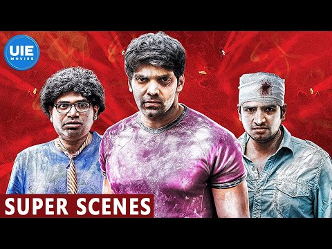 Settai Super Scenes | Super Scenes | Arya | Hansika | Anjali | Santhanam | Premji | Manobala