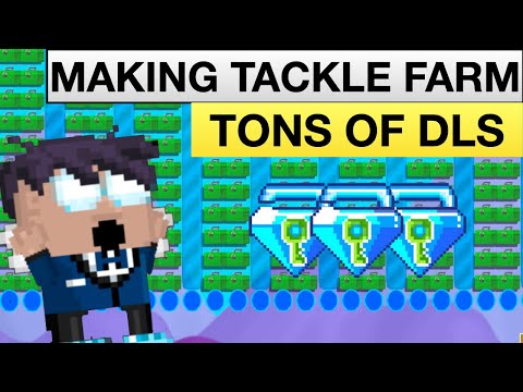 MAKING MY FIRST EVER TACKLE FARM IN GROWTOPIA ! EASY PROFIT ! | Growtopia