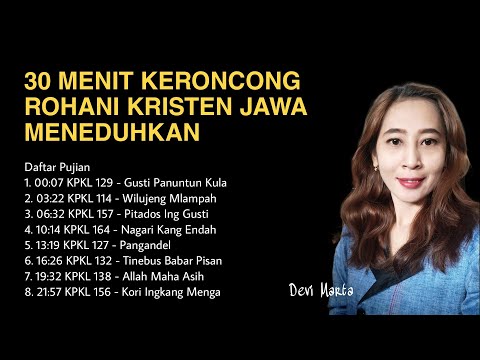 30 Menit Nonstop Kroncong Rohani Kristen Jawa - COVER DEVI MARTA - KIDUNG PASAMUWAN KRISTEN LAWAS