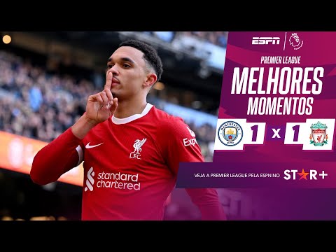 Gols e lances de Manchester City x Liverpool