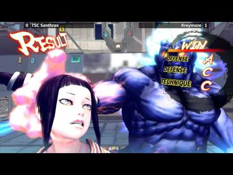 USF4 @ NLBC #147 - TSC Santhrax vs Kreymore [720p/60fps]