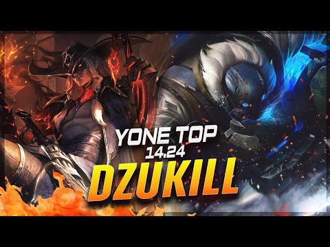 Dzukill - Yone vs Gragas TOP Patch 14.24 - Yone Gameplay