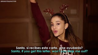 Ariana Grande - Santa Tell Me // Lyrics + Español // Video Official