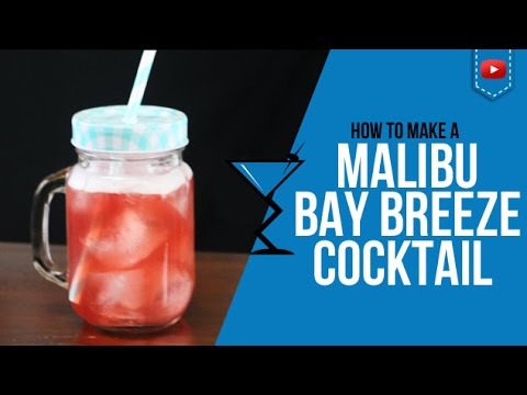 Malibu Bay Breeze - How to make a Malibu Bay Breeze Cocktail Recipe by Drink Lab (Popular)