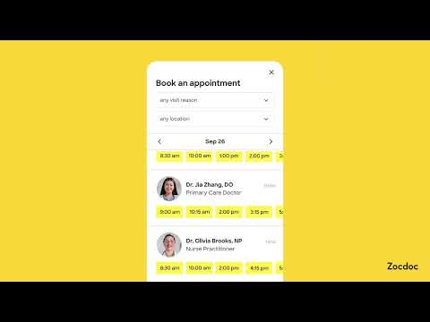Zocdoc - Find and book doctors Video
