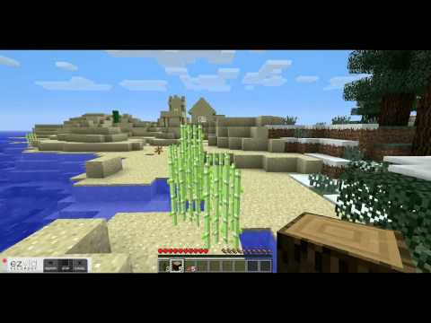 Minecraft- Let's Play Ep.1- Sandstone Village! *sniffle cough*