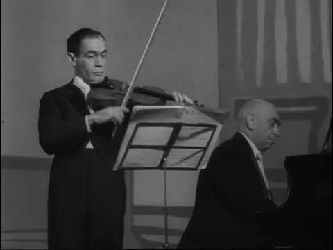 Leonid Kogan Mozart Sonata in B-flat major, K.378 (fragment)