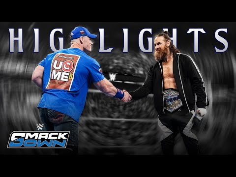 John Cena Vs Sami Zayn - United States Championship - Smackdown - 5/9/2025 - Highlights