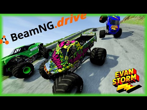 Beam NG Drive Downhill Madness Race 1