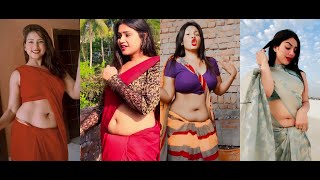 Sizzling Tik Tok Bhabhis Chubby Belly & Hot De