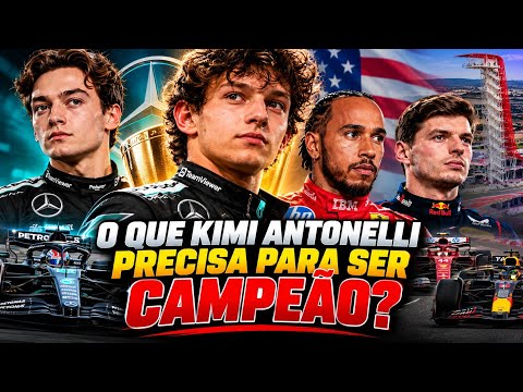 MAS JÁ? KIMI ANTONELLI PODE SER CAMPEÃO EM AUSTIN! CONFIRA A COMBINAÇÃO