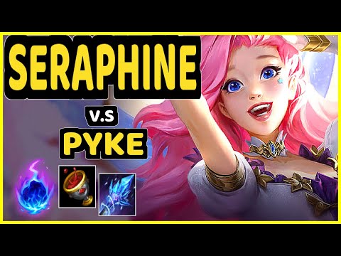 FERCHU (SERAPHINE) vs PYKE - BOTTOM SUPPORT GAMEPLAY - BR Ranked GRANDMASTER