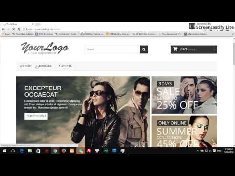 Prestashop default - Cart