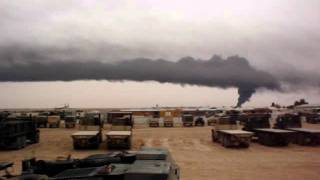 Al Asad Iraq, February 11 2005, Fuel Farm Rocket Attack