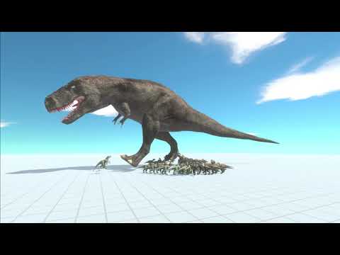 50x NEW RAPTORS vs GIANT UNITS - Animal Revolt Battle Simulator
