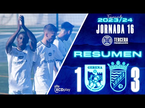 Resumen del CD Gerena 1-3 Xerez CD