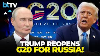 Russia Returns To G20 Talks As U.S. Engages Moscow, Europe Pushes Back