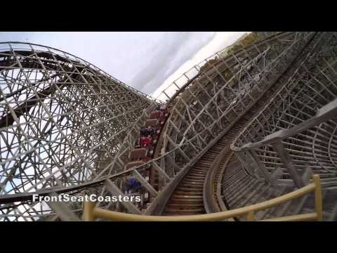 Hersheypark Lightning Racer "Thunder" POV HD Roller Coaster On-Ride Front Seat GoPro Hero4 GCI Video