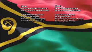 Vanuatu National Anthem with vocal and lyrics Bislama w/English Translation