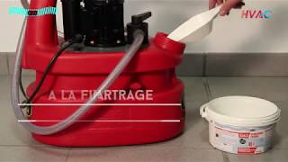 Comment détartrer des circuits eau chaude avec le détartrant GEB canalisations G61 avec pompe bidon