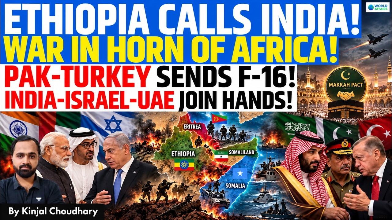 ETHIOPIA-ERITREA WAR TURNS INDIA VS PAKISTAN | Makkah Pact Arms Somalia, Jaishankar Lands | Kinjal