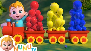 Download lagu Color Train Ride   More Nursery Rhymes & Kids Songs |  NuNu Tv mp3
