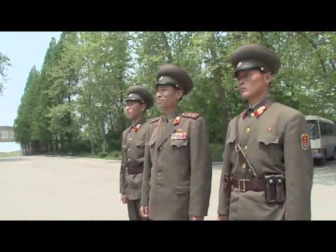 North korea documentary: Demilitarized zone soldiers slowmotion 2 North Korea DMZ
