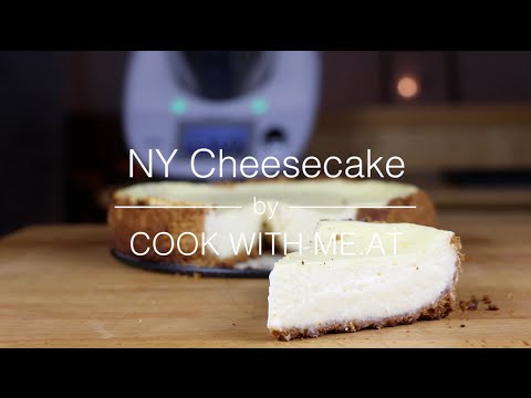 New York Cheesecake - NY Cheesecake Recipe baked on the Big Green Egg - COOK WITH ME.AT