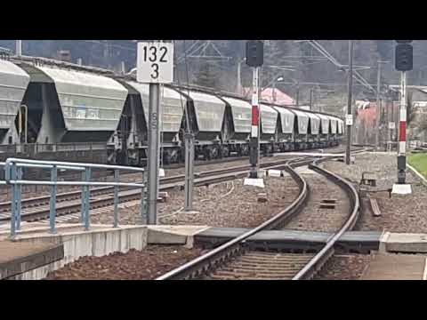 Marfar CFR Marfa trece prin Busteni cu 060 ea 029.Cu un mecanic de treaba