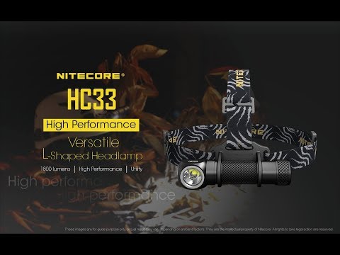 Galvos žibintas Nitecore HC33 1800lm video