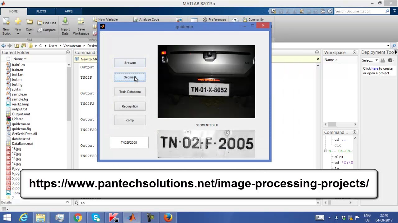Matlab Code for License Plate Recognition