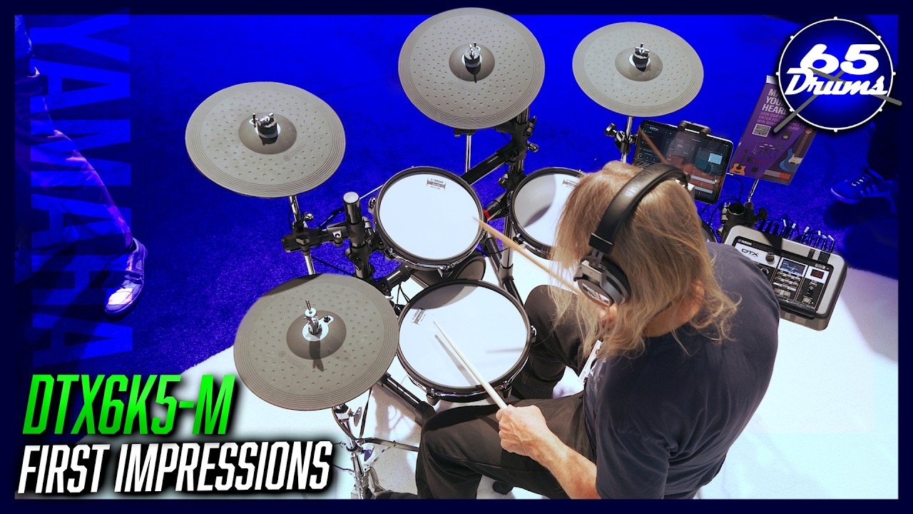 Yamaha DTX6K5-M First Impressions - YouTube