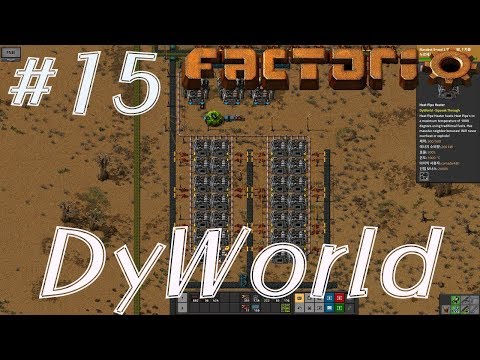 팩토리오 factorio DyWorld mod #15 blast furnace를 이용한 molten 제작법!!