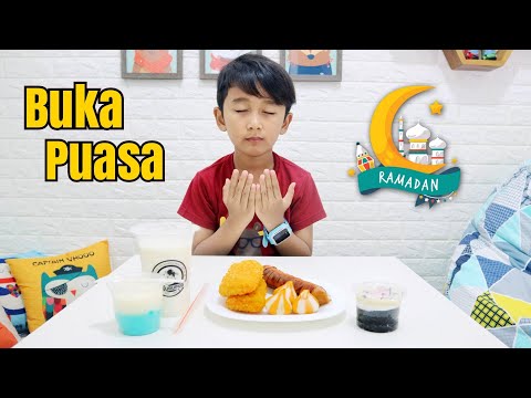 Ziyan Buka Puasa Hari Pertama - Ngabuburit Cari Makanan