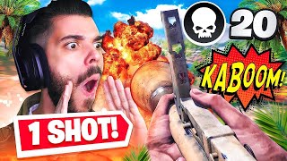 1 BALLE = 1 KILL , LE RECORD AVEC L'ARME LA PLUS CHEAT DE WARZONE ? ( 20 KILLS )