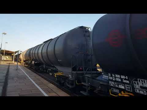 The Freight Train passes through Bischofswerda Station