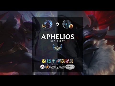Aphelios ADC vs Kalista - KR Challenger Patch 12.9