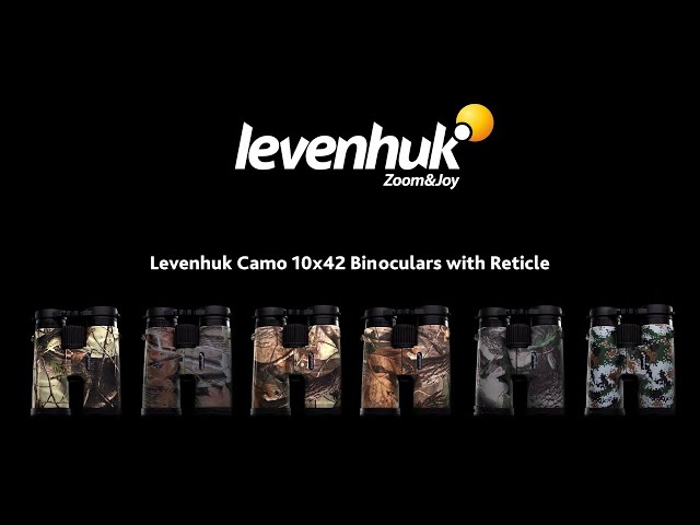 Prismáticos Levenhuk Camo 10x42 con retícula video