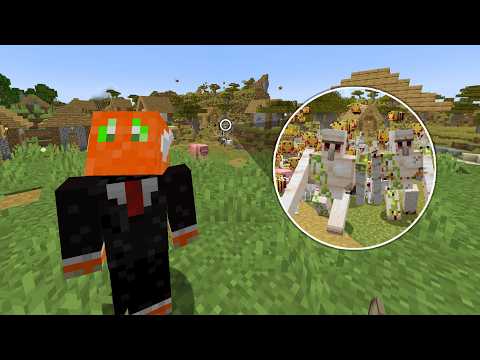Beating Minecraft But Mobs ALWAYS See You