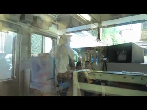 Chuo Line train from the driver's seat