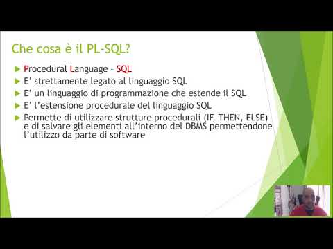 Introduzione al PL/SQL