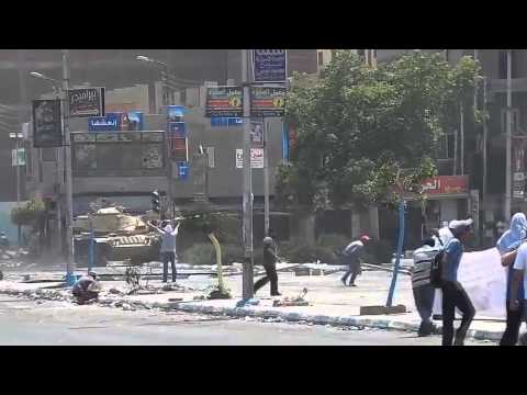 Egyptian Riots   Unarmed protester shot youtube original