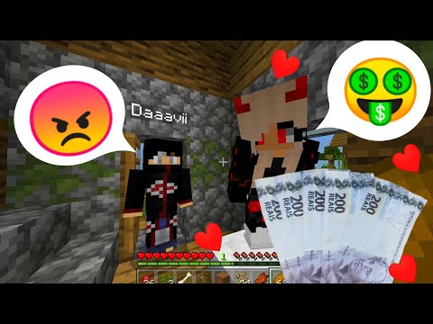 ELA TRAIU O NAMORADO COMIGO POR DINHEIRO NO MINECRAFT 😱🤑 TROLLANDO MENINAS